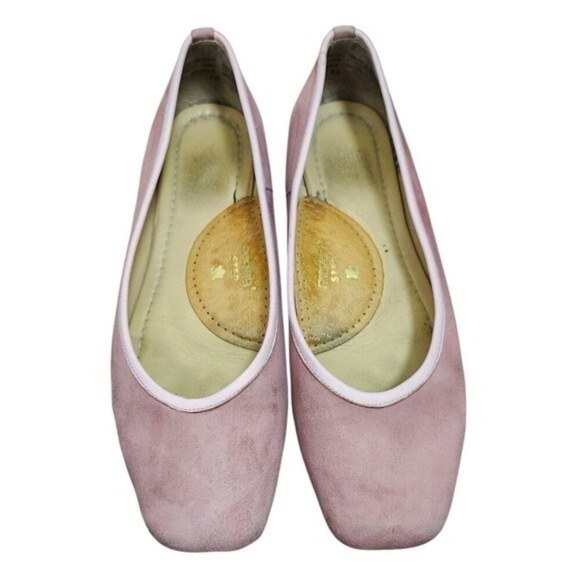Seychelles City Streets Rose Suede Leather Ballet Flats Seychelles Size 10 - Picture 4 of 14